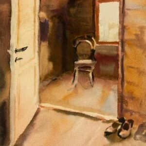 chair and door painting