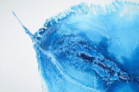 blue splash